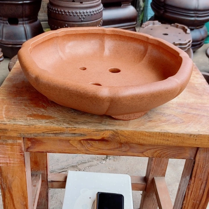 用***0杨冬益紫砂花盆4678