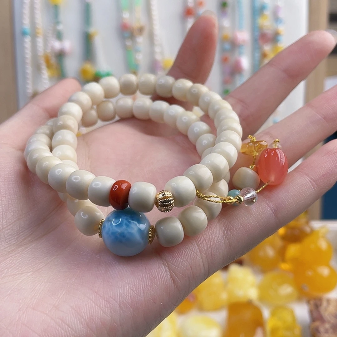 蜜蜡未镶嵌裸石蜜蜡手串