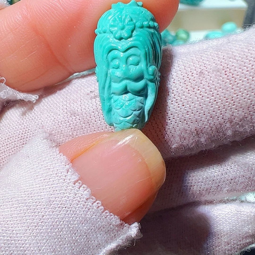 绿松石美人鱼未镶嵌