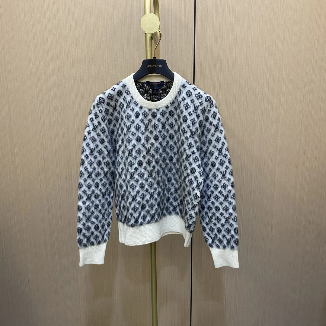 全新未使用 LouisVuitton/路易威登 25老花毛衣M码/11603225