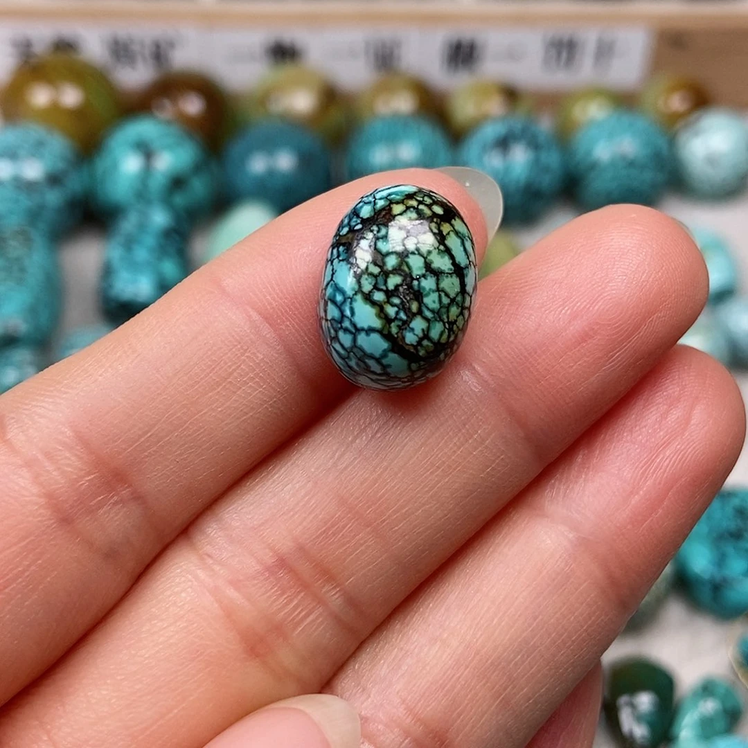 未镶嵌绿松石珠宝半成品