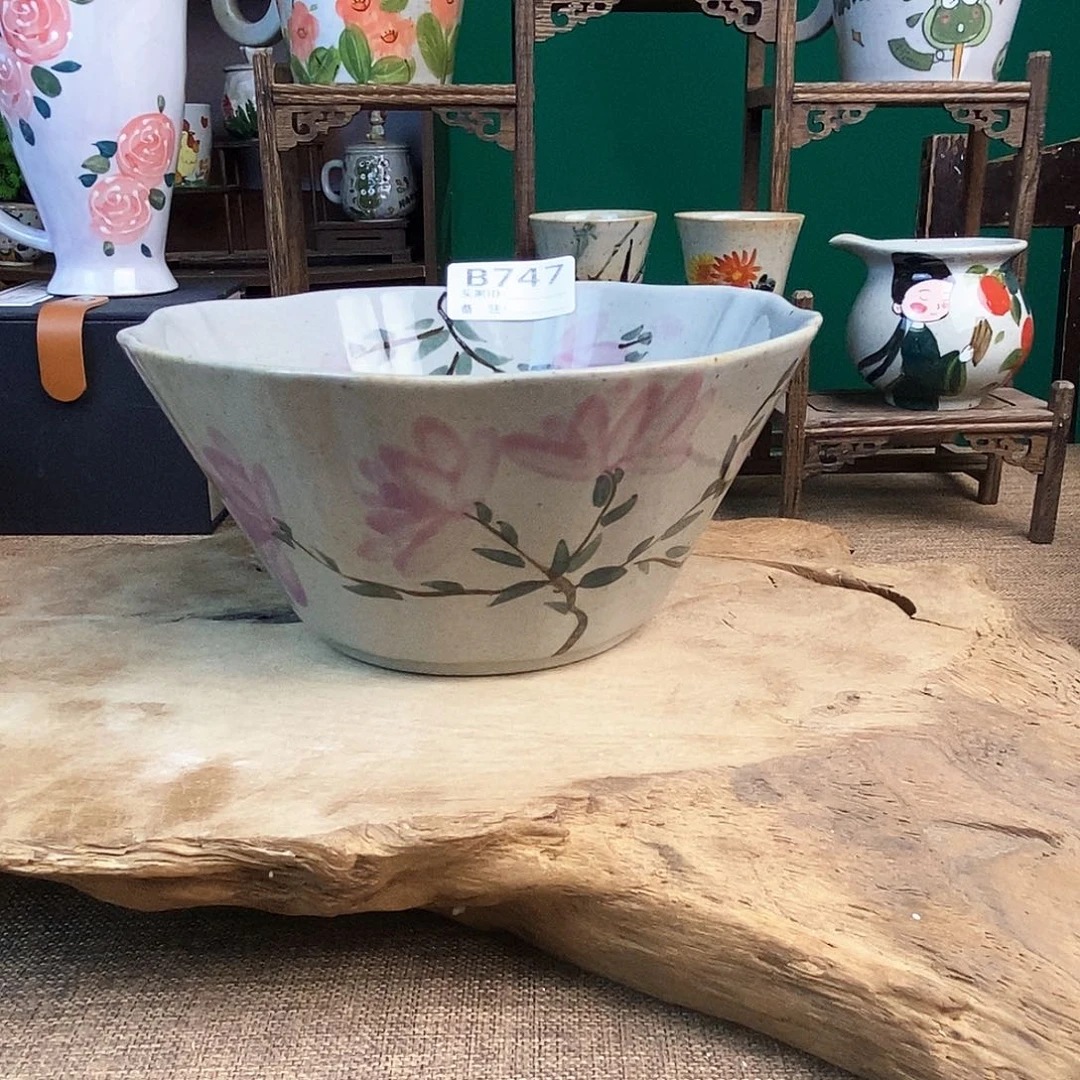 高温釉下手绘陶瓷747