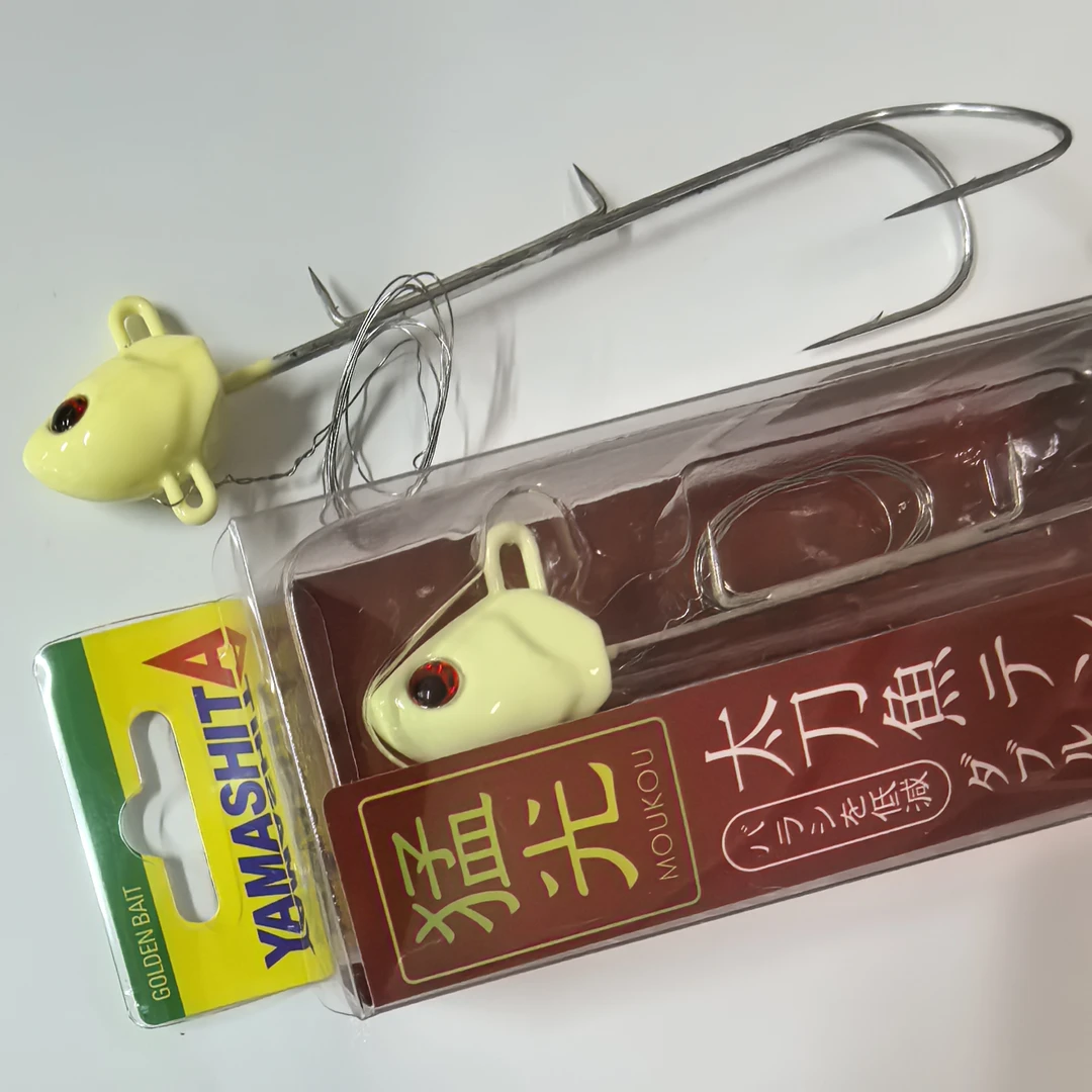 日本YAMASHITA船钓带鱼天亚 夜光太刀鱼饵 30克猛光小天亚