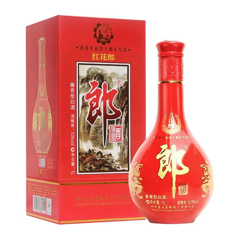 郎酒郎酒改革开放四十周年1L53度1L