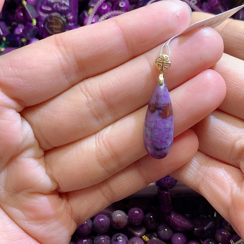 【闪购商品】苏纪石（舒俱来）吊坠18K金镶嵌