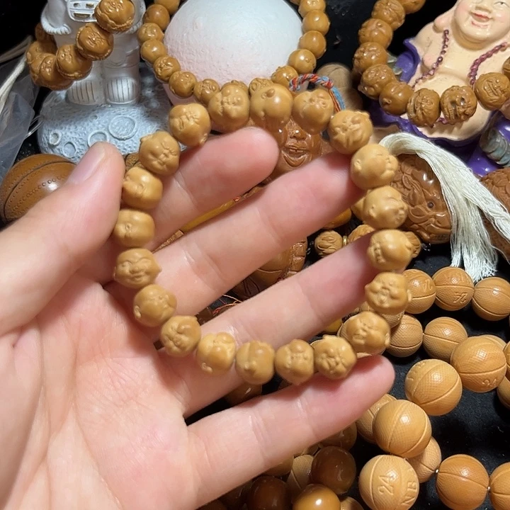 橄榄核手串/手链猴头1.2百态