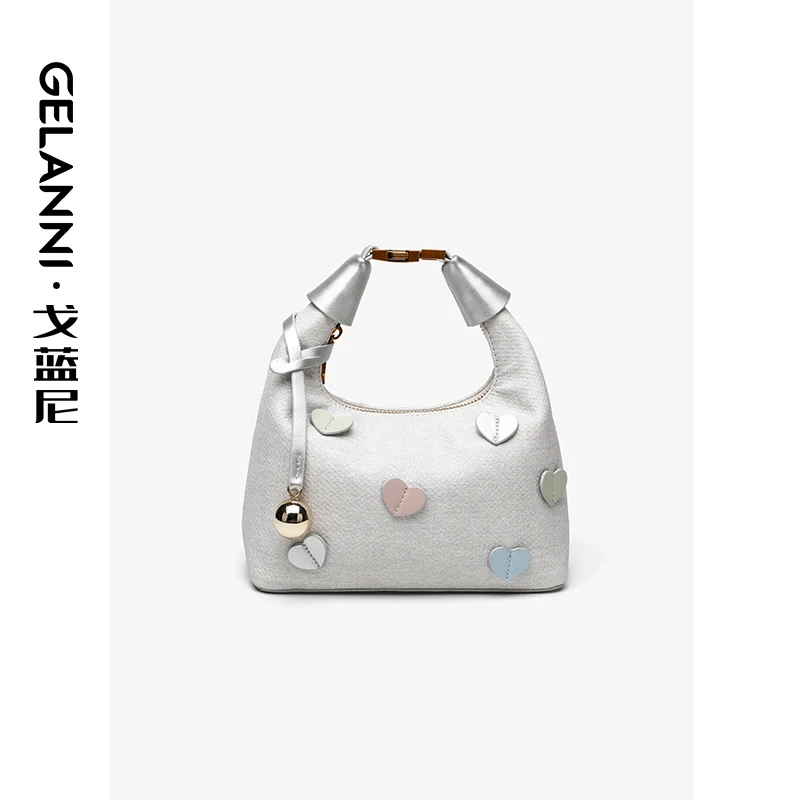 甜蜜告白桃心托特包甜美单肩百搭斜跨手拎