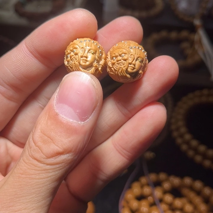 吊坠猴头核桃重工扎吉拉姆全品无瑕无药