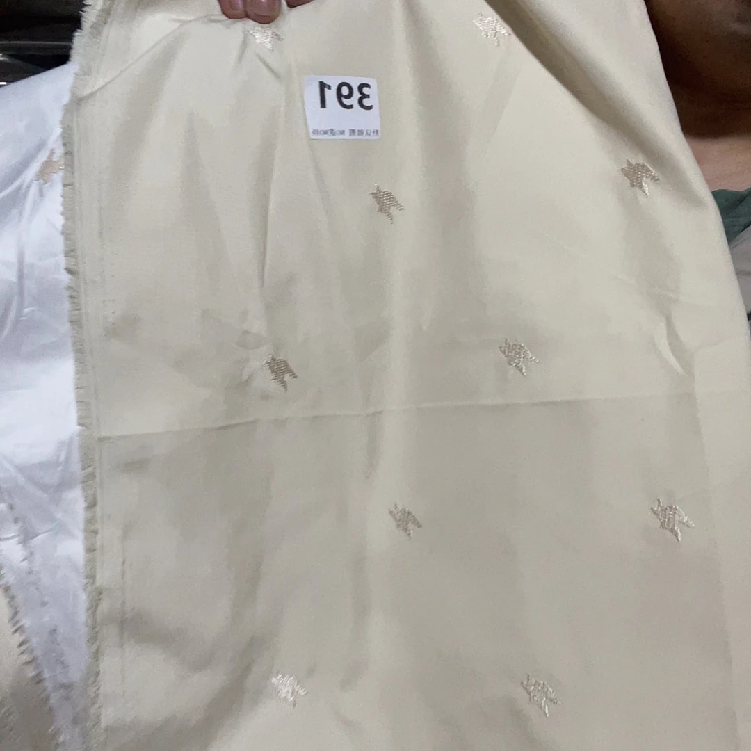 棉宽1.45米加厚款刺绣三合一羽绒服面料2米价391