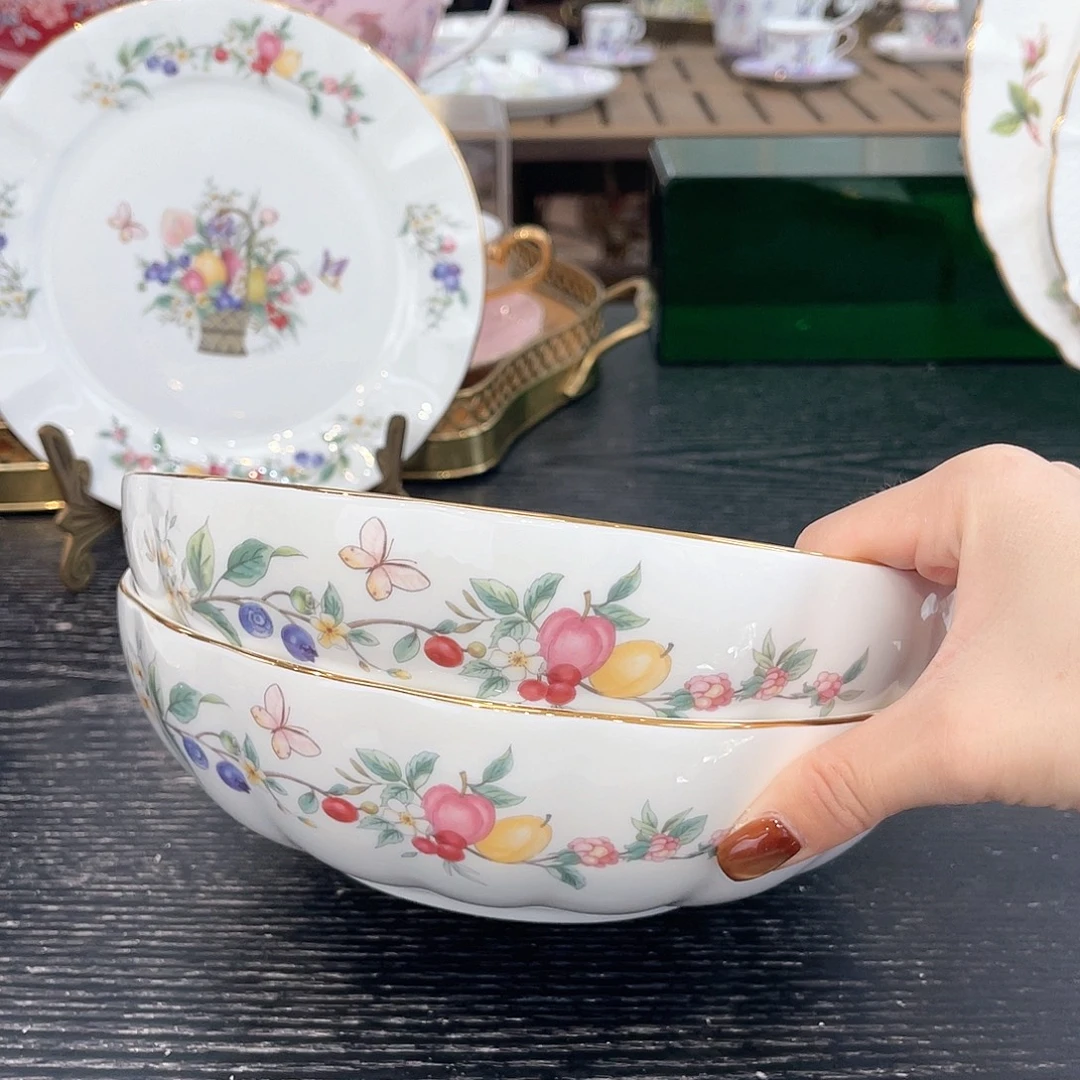 骨瓷21厘米大汤碗/