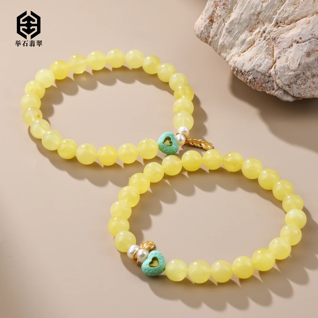 【举石臻品】TH0604-1000-115蜜蜡手串（一件/多样性发/约7mm+）Y