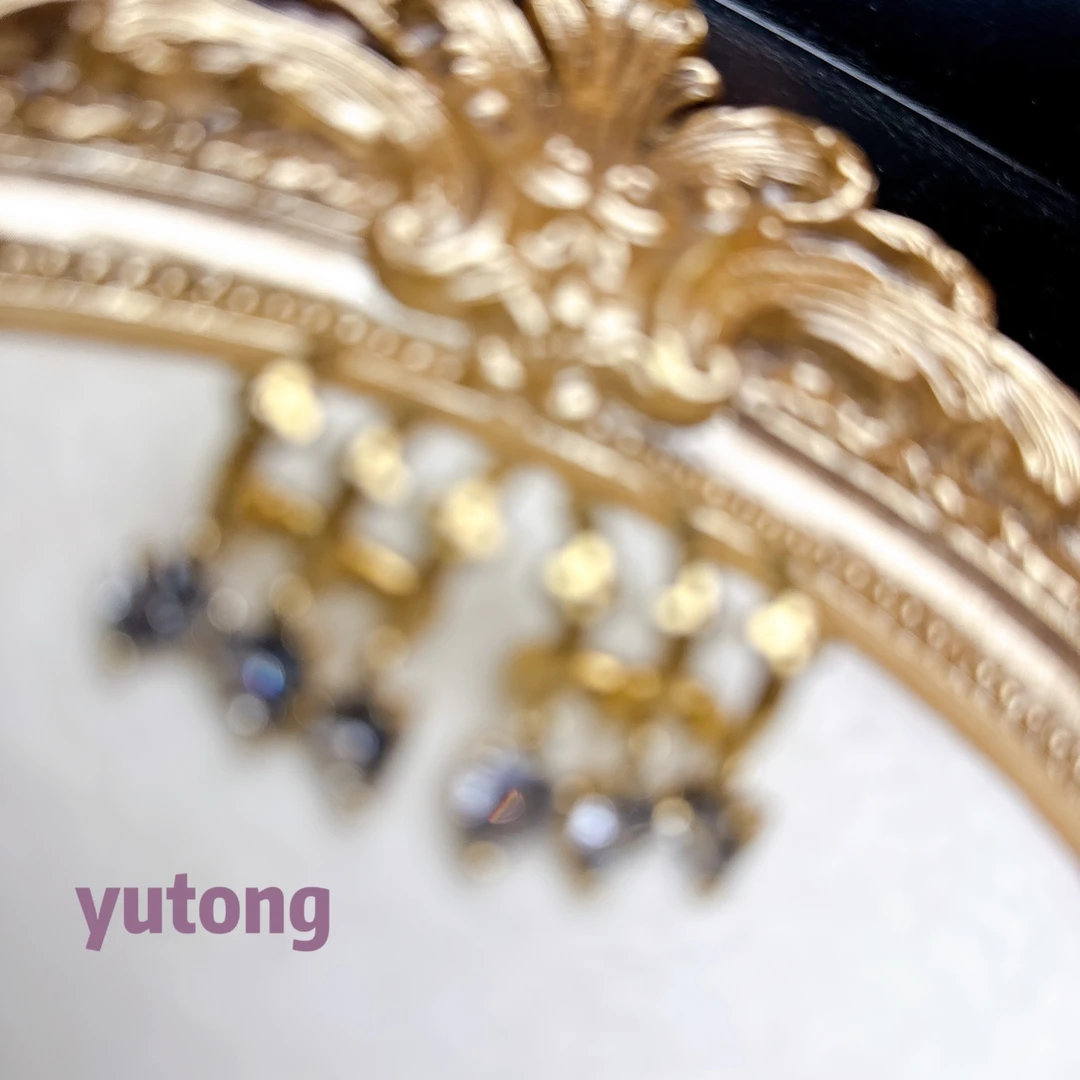 铜合金锆石耳饰 【雨桐高奢饰品】耳环CC00905