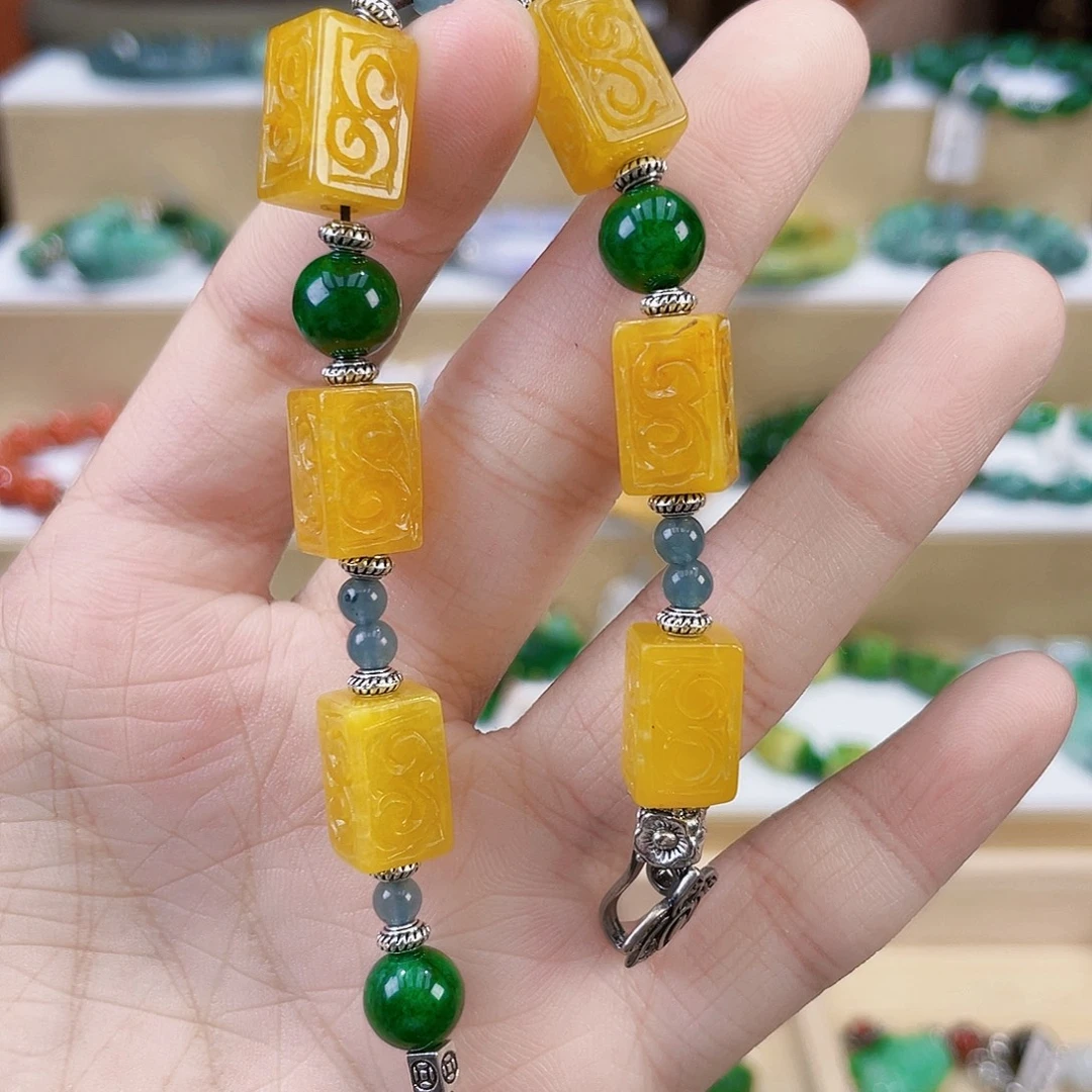翡翠未镶嵌手链手链