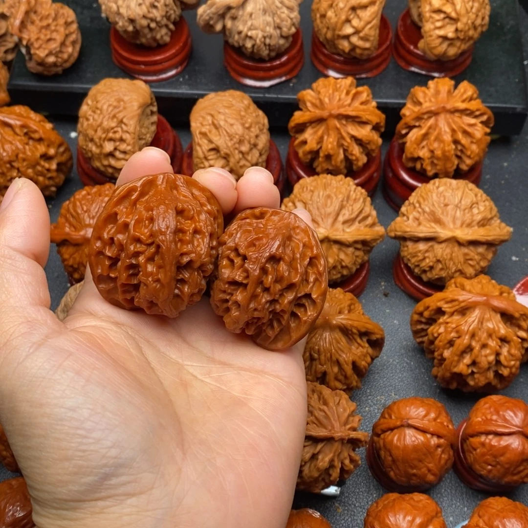 把件文玩核桃苹果园异形