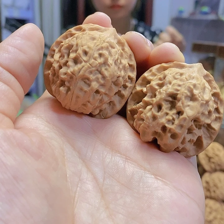 【闪购商品】文玩核桃把件37.5白蛇谷小众油