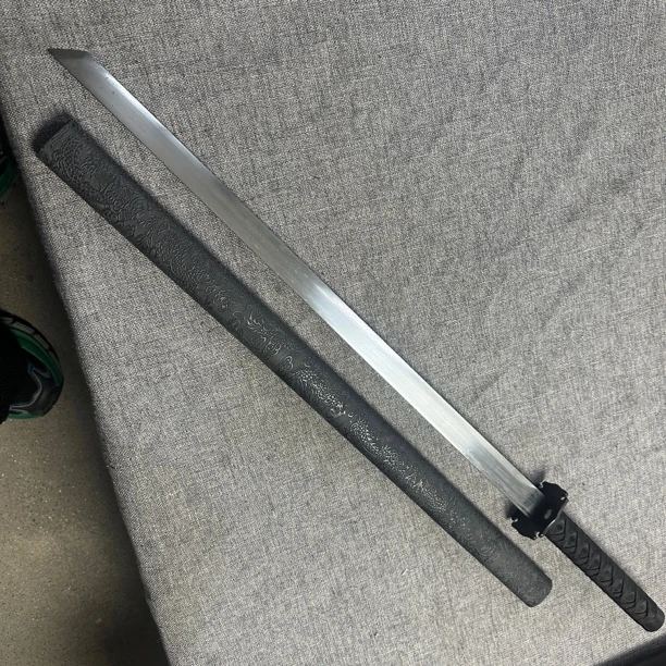 龙泉昊天宝剑一体刀锰钢唐横刀刀具防身冷兵器未开刃