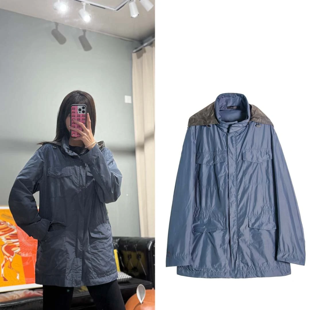 99新 GIORGIO ARMANI/阿玛尼 加棉冲锋衣外套 R2810