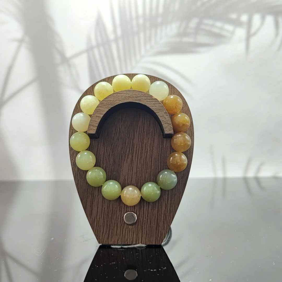 H和田玉多宝圆珠手串（卡12）1412