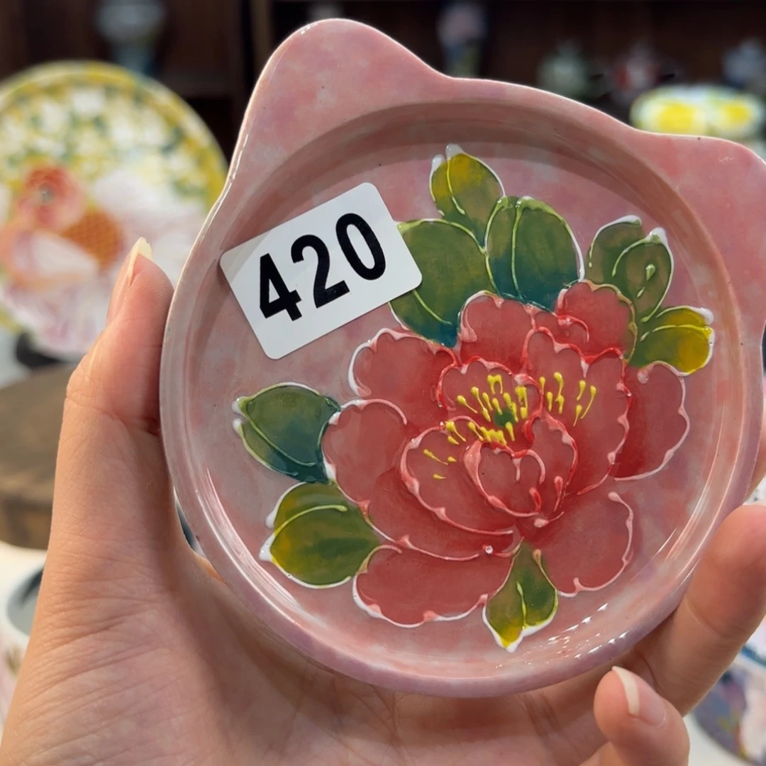 瓷片芹****景德镇手绘高温釉下彩陶瓷茶具