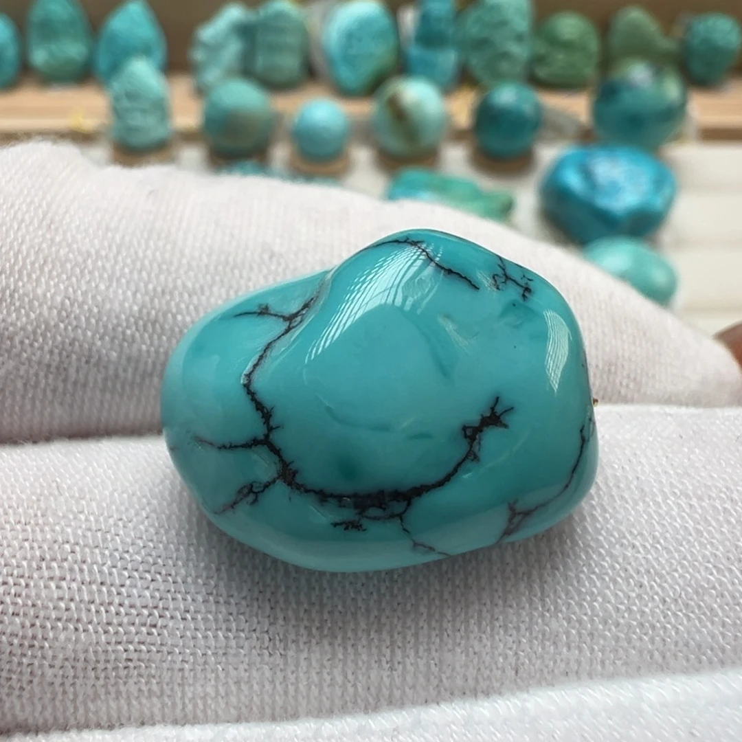 绿松石未镶嵌配饰15.4*20.4