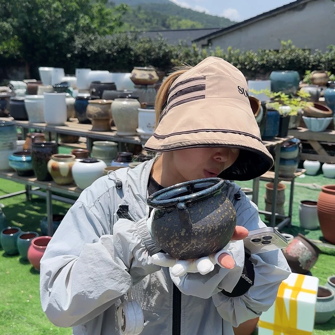 紫砂花盆王嫂花盆直播0617-305