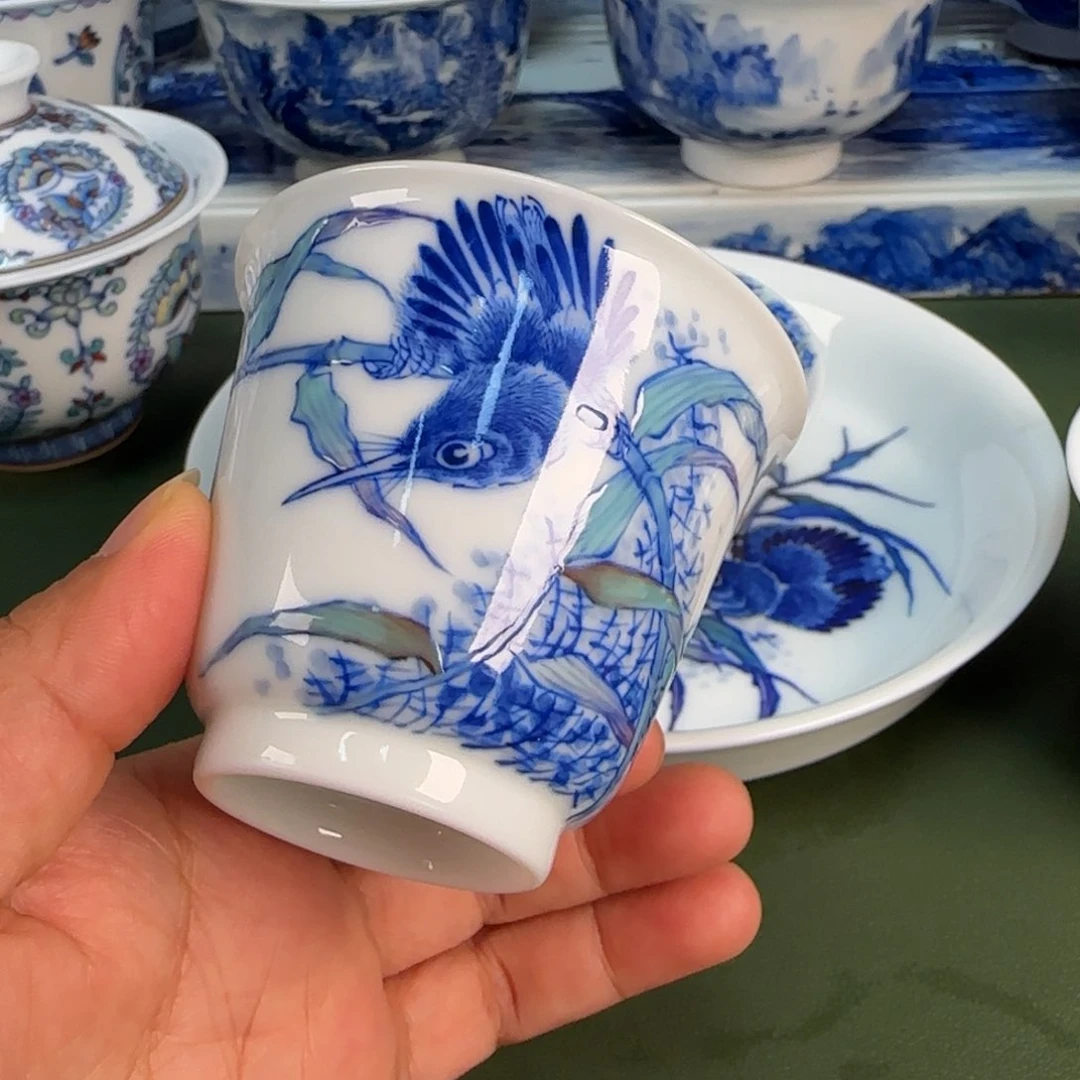 景德镇纯手绘会茶具圆圆301