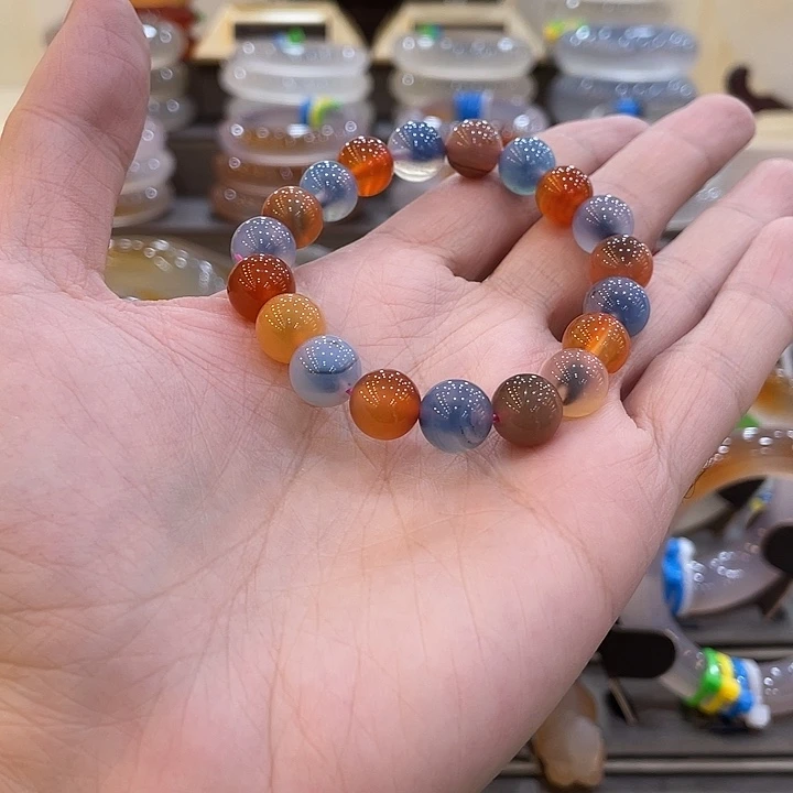 琴***女玛瑙/玉髓未镶嵌手串