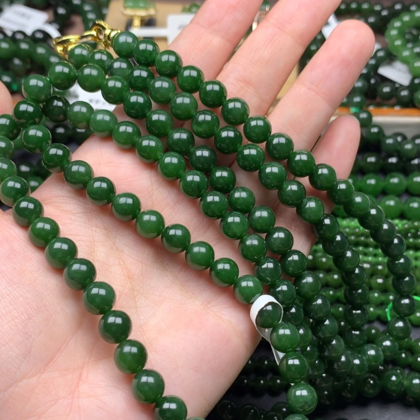 【闪购商品】颈饰未镶嵌和田玉（碧玉）翡**丫