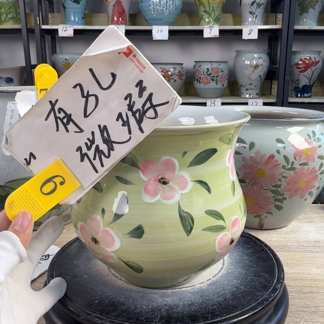 罐1wx景德镇陶瓷花盆