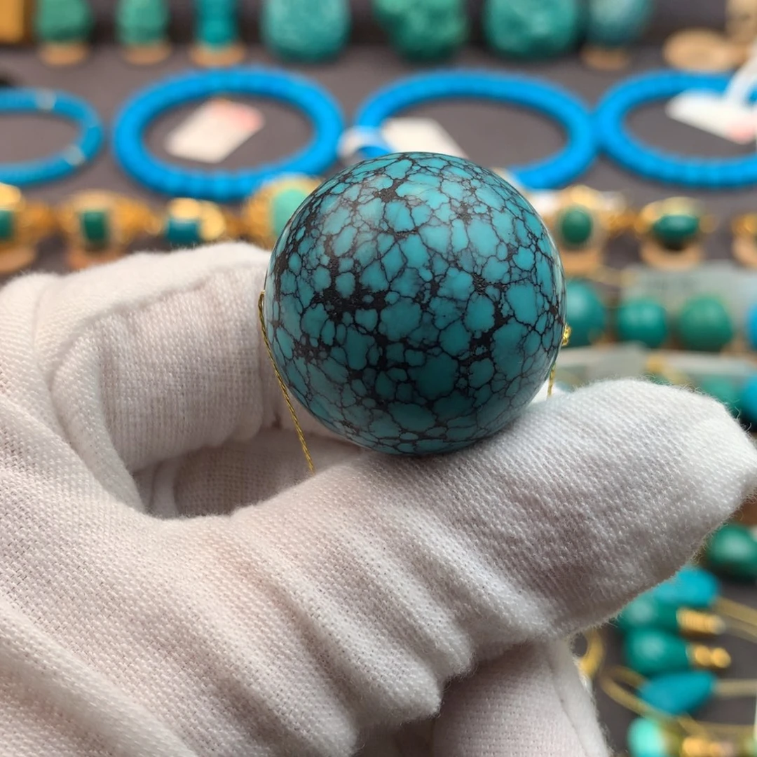 绿松石未镶嵌绿松石26.9mm