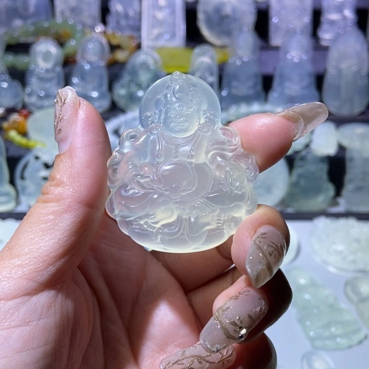 岫玉未镶嵌吊坠吊坠