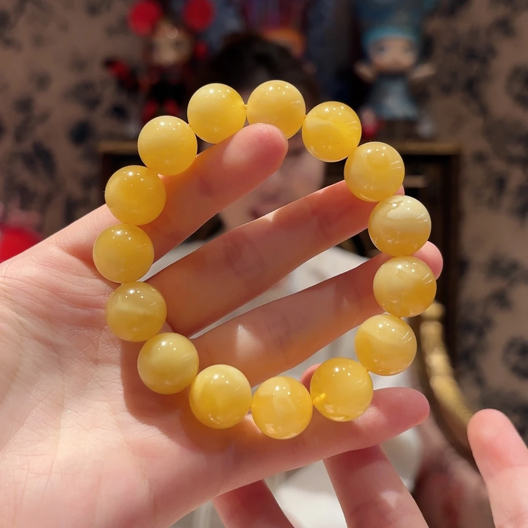 手链蜜蜡未镶嵌手串