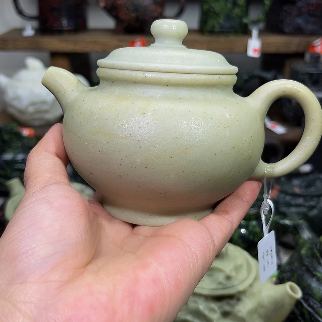 奥****奇石材冰碛玉掇只壶盖俏色