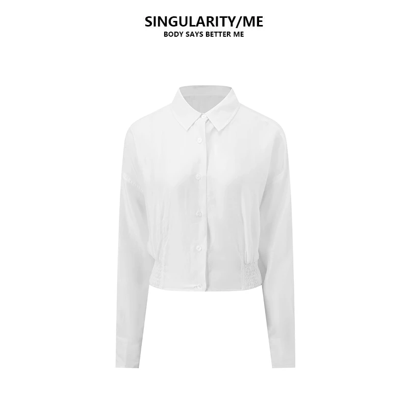 Singularity Me 3A 2016 通勤设计感百搭收腰时尚气质上衣衬衫