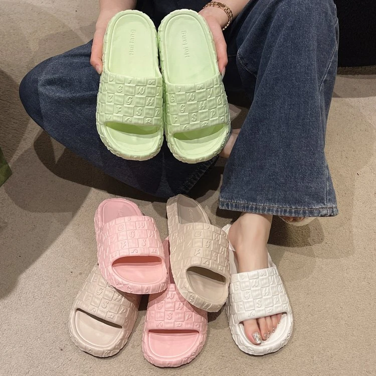 福利款拖鞋女外出2025年春夏季网红时尚浴室凉拖鞋厚底凉拖女外穿