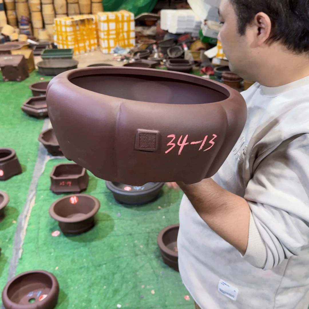 紫砂花盆紫砂花盆