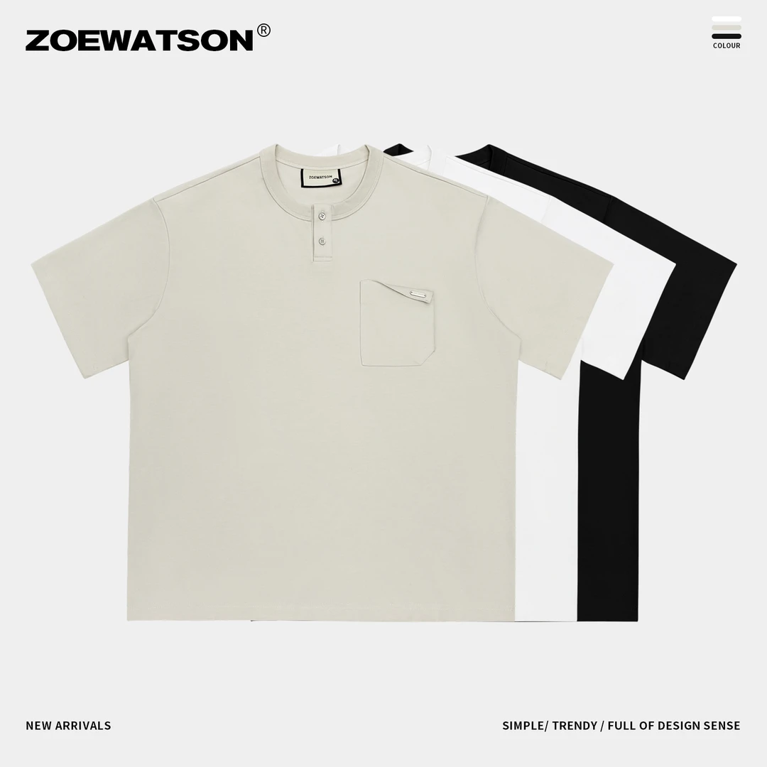 【ZOEWATSON】夏季男士速干休闲上衣户外百搭简约圆领经典Z2501