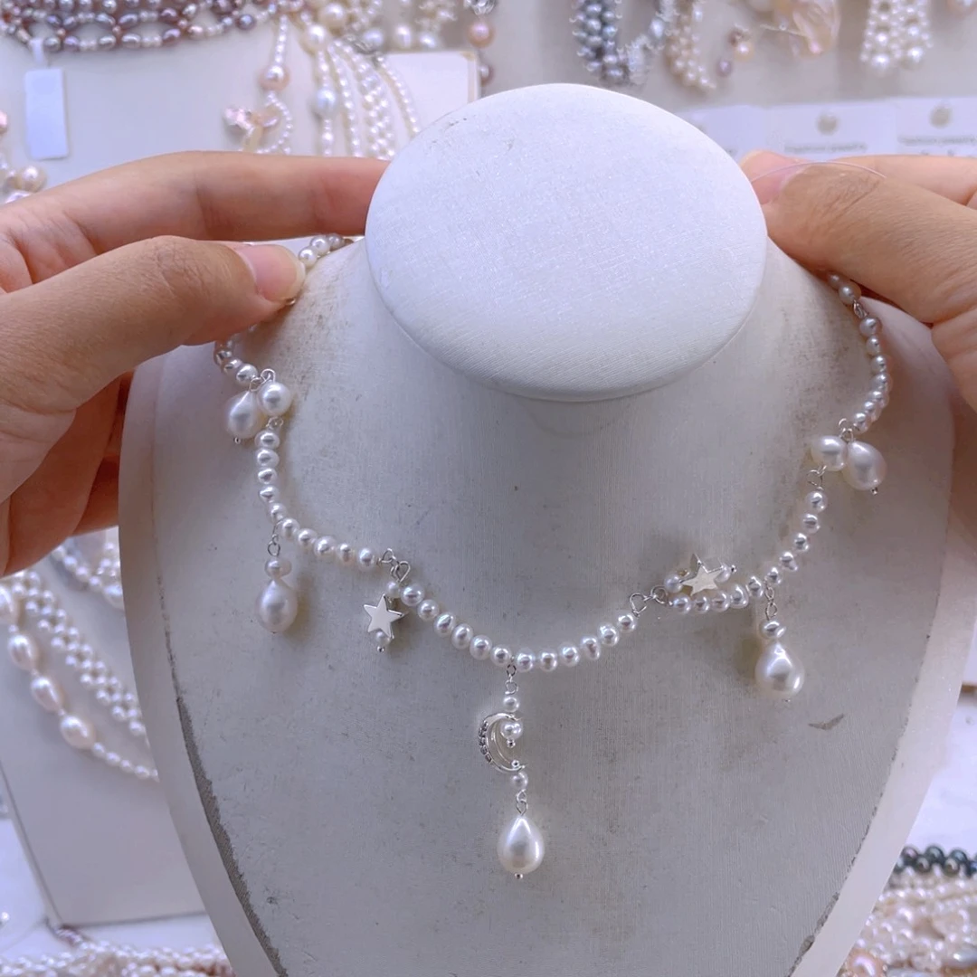 未镶嵌耳饰淡水珍珠