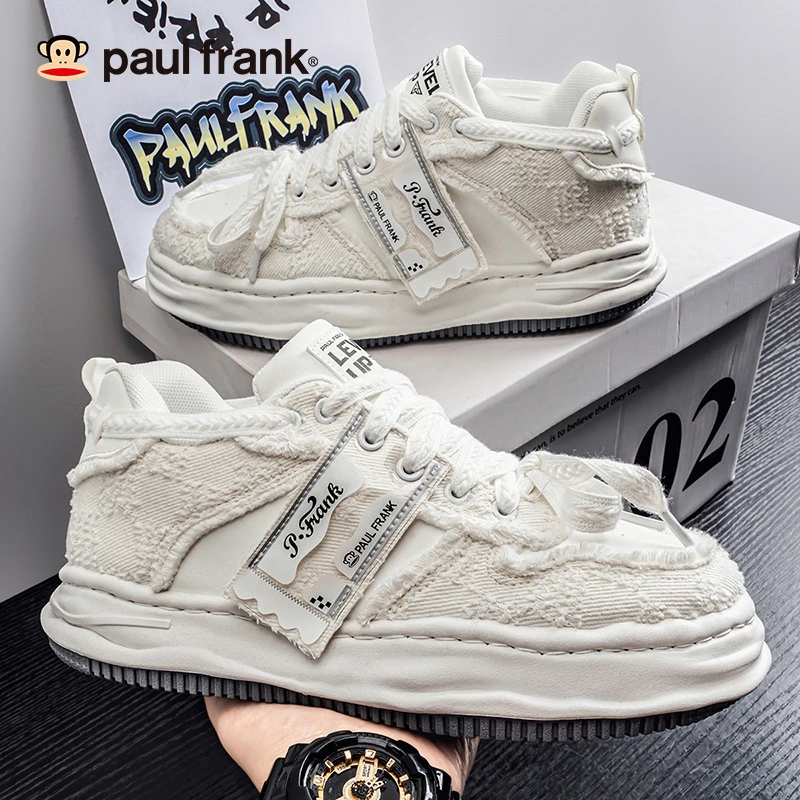 大嘴猴男鞋秋季新款潮流百搭时尚板鞋厚底增高男士休闲鞋板鞋男