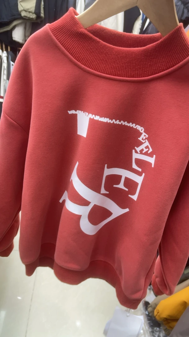 冬款加绒卫衣男童时尚韩版休闲冬季圆领