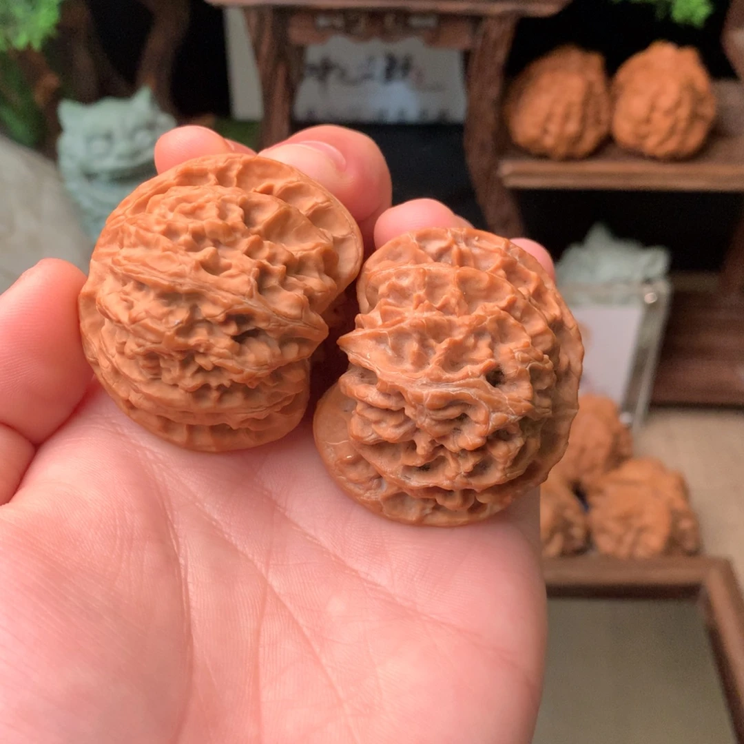 文玩核桃把件46尺寸苹果圆