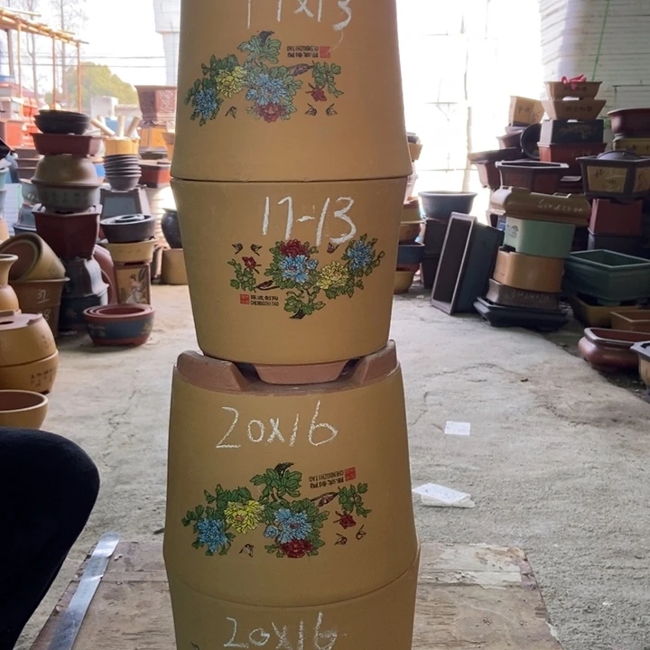 紫砂花盆紫砂紫砂