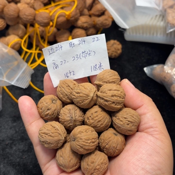 文玩核桃手串光头强手持18+2