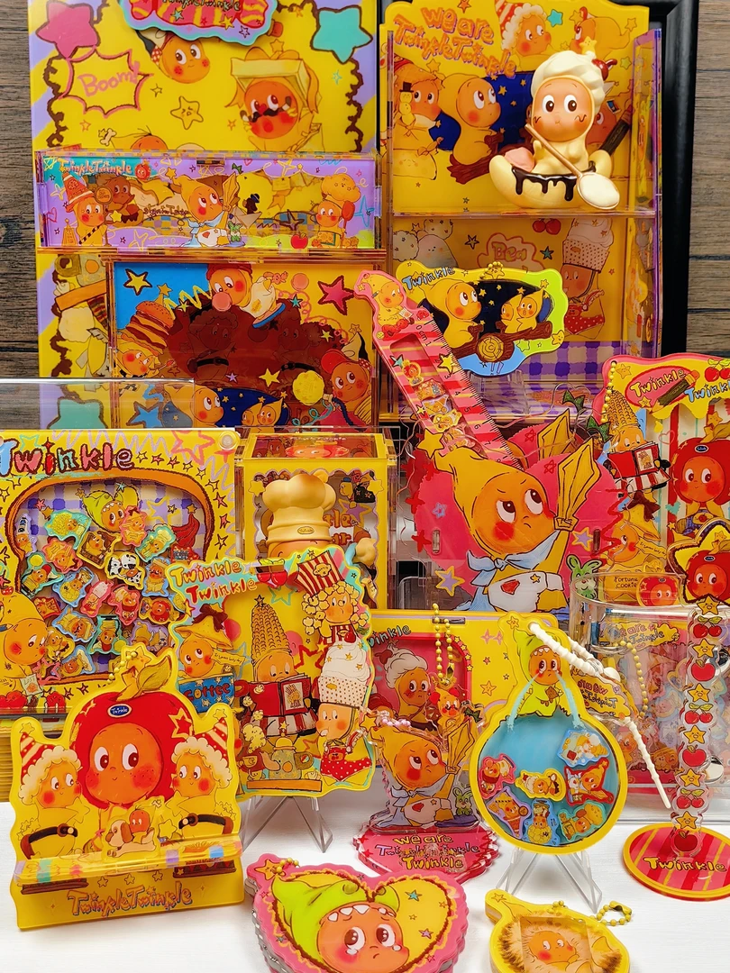 【星星人1.0专场】手绘DIY亚克力礼物收纳盒亚克力片摇摇乐挂件