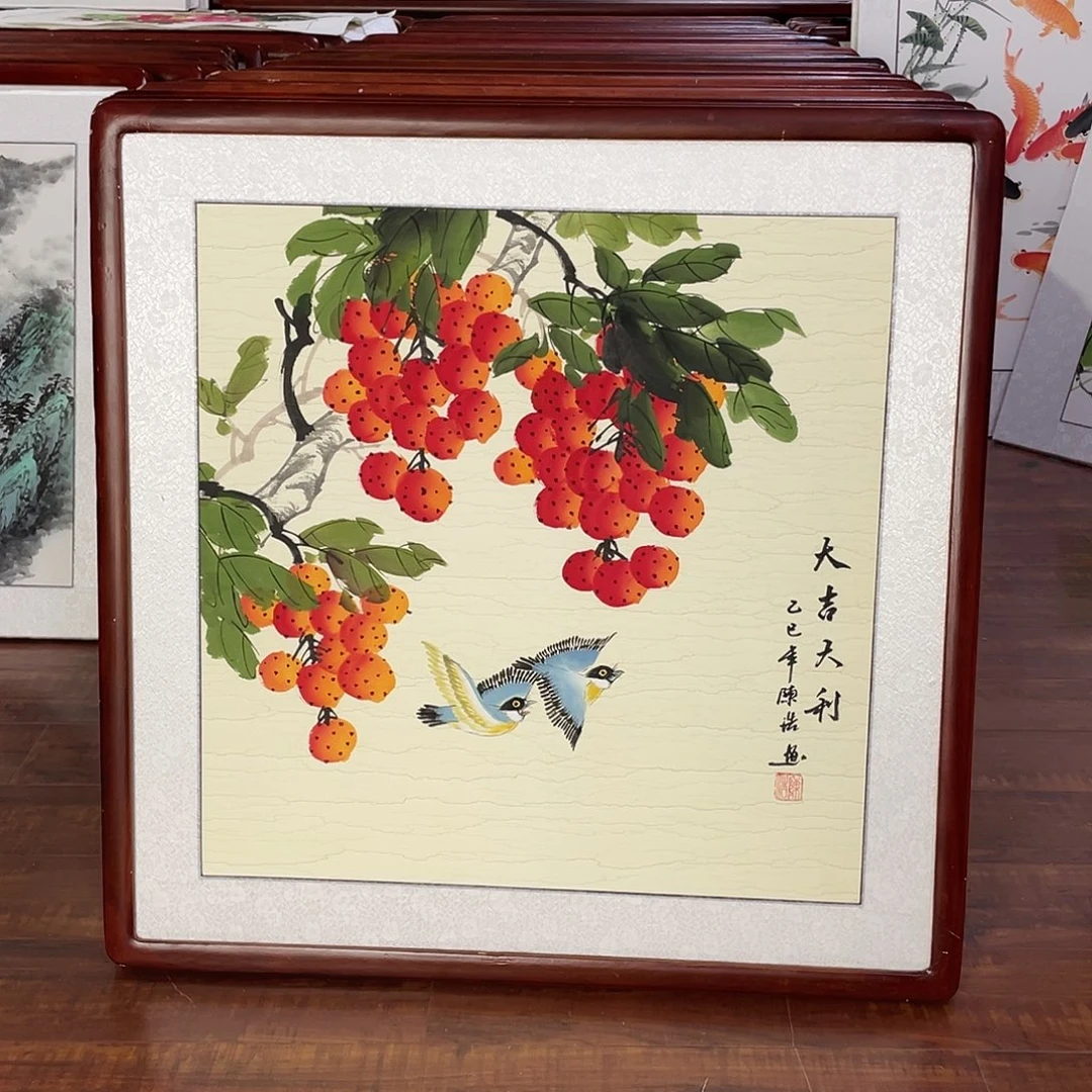 国画带框尺寸63*63厘米