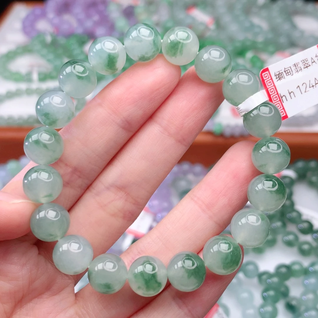 翡翠手链未镶嵌翡翠10mm