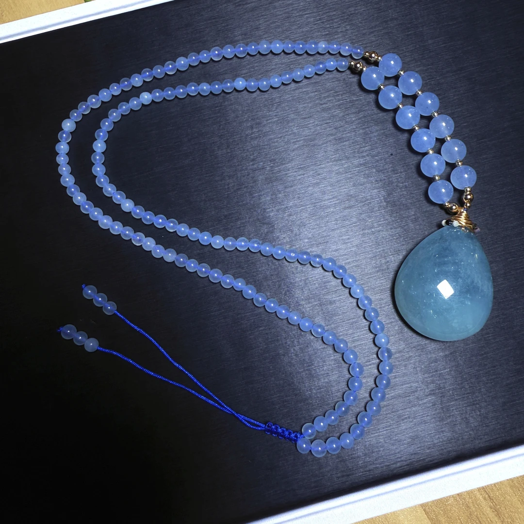 海蓝宝吊坠（多样性发一）完美主义慎拍