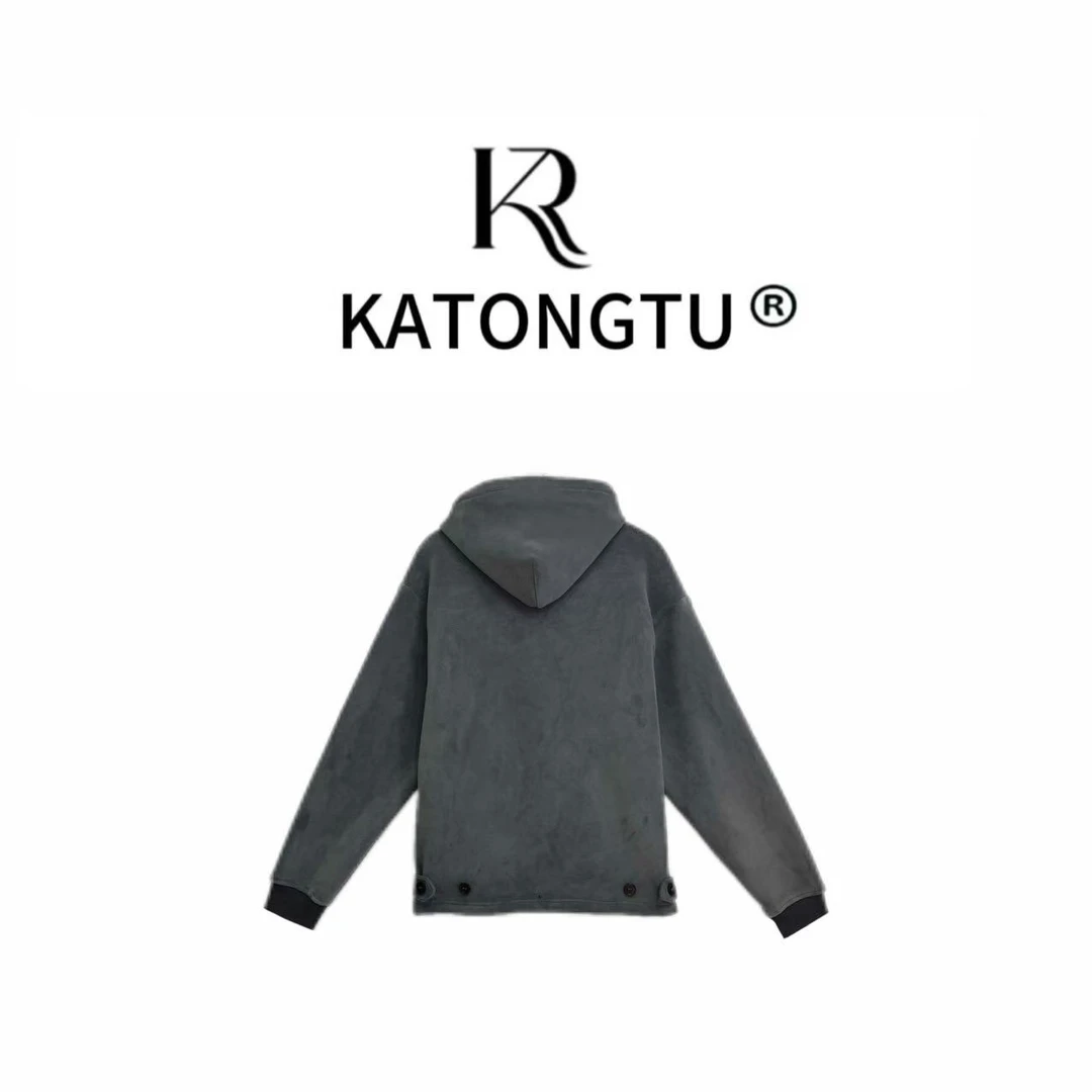 katongtu/卡通兔【吉拉卫衣】秋冬新款休闲极简风连帽卫衣 YN24387