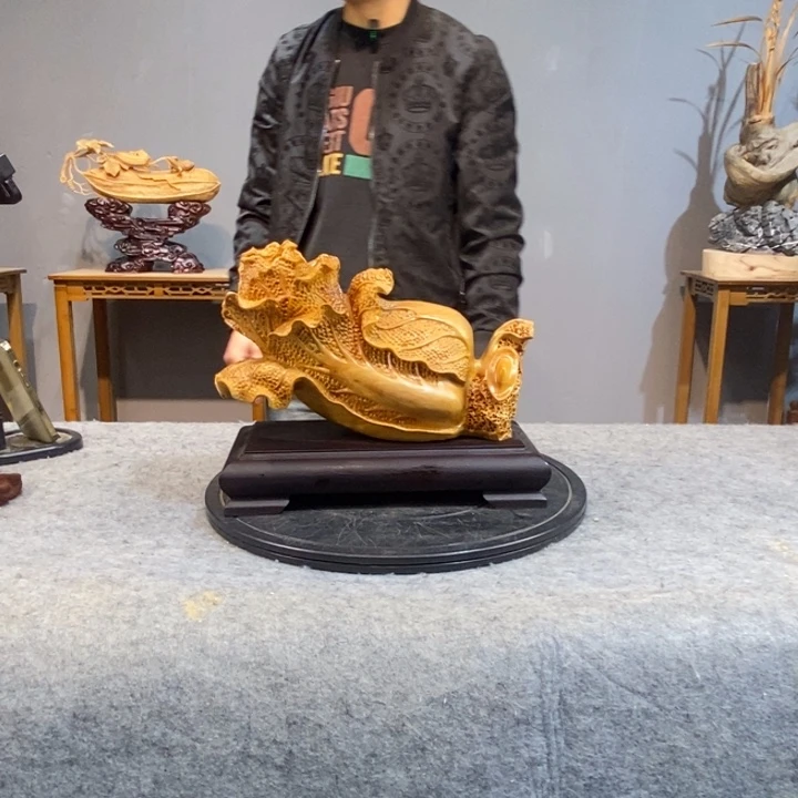 柏木木雕工艺品摆件