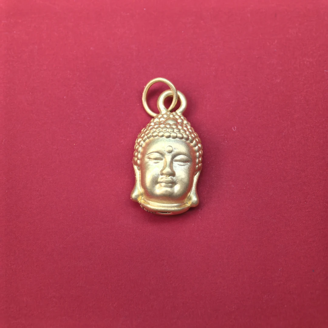 足金999小佛头（配件）-JFX1189